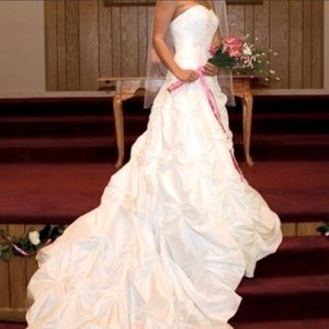 David's Bridal wedding gown